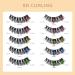 Shop Colored Eyelashes | Russian Strip Lashes DD Curl | 10 Pairs Mixed Natural Thick Volume - Buy Online on GoSupps.com