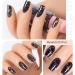 Glitter Nail Polish - Jelly Nail Polish - Black Translucent Nail Varnish with Glitter - Quick Dry Nail Varnish - Sequins Long Lasting Chip Resistant Nail Polish for Women Girls DIY Nail Art black glitter - Buy Online on GoSupps.com