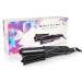 Le Angelique Get Beachy Hair Waver - 2 in 1 Crimper Curling Iron for Long Lasting Waves | 2 Inch Ceramic Tourmaline Wand with Temperature Control | Big Barrel for Loose Wavy Old Hollywood Curls Black