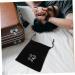 MUSISALY 2pcs Storage Bag Practical Storage Pouch Drawstring Closure Cover Toiletry Organizer Black Velvet - Buy Online on GoSupps.com