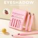 Eye Shadow Crayon - Double Colors Eyeshadow Stick Makeup | Long Lasting Sweatproof Cream Eyeshadow Set Eye Makeup for Women Family Girls - Buy Online on GoSupps.com