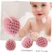 Minkissy Bubble Pink Body Scrubber Ball - Exfoliating Bath Sponge Mesh Loofah & Shower Puff for Kids - International Shipping Available - Buy Online on GoSupps.com