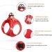 Buy Heele Small Soft Dog Dishes & Air Mesh Adjustable Harness - Safe Control for Walking Running Training - Reflective Red XS - Buy Online on GoSupps.com