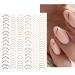 3D Geometry Decoration Striping Tape Decals Nail Sticker Nail Art Striping Tape(gold) - Buy Online on GoSupps.com