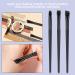3Pcs Eyeliner & Eyebrow Brush Kit - Professional Makeup Brushes for Eyeshadow and Brow Shaping - Buy Online on GoSupps.com