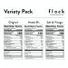 Flock Keto Chicken Skin Chips Variety Pack - Original, Salt and Vinegar, Hattie B's Nashville Hot - Keto Friendly, Low Carb, High Protein Snack - 1 oz Each (Pack of 8) - Buy Online on GoSupps.com