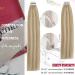 Moresoo Human Hair Extensions Tape in Dark Honey Blonde with Medium Blonde Highlight Tape in Extensions 22 Inch Tape in Real Hair Extensions 20Pcs/50g #16/22 22 Inch 1.#16/22 - Buy Online on GoSupps.com