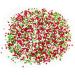 Christmas Red, Green, and White Mix Cake Topper Sprinkles - 30g Edible Festive Decorations for Xmas Party Cakes - Buy Online on GoSupps.com