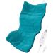 Weighted Heating Pad for Back Pain Relief, 2.2lb Large Electric Heating Pads for Cramps Neck Shoulder, 4 Heating Levels with Auto Shut Off, Fast Heating Dry& Moist Therapy Options Washable 12"x24" 12"x24"Blue Blue