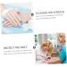 Healeved 40 Pcs Nail Case Nail Varnish Cover Nails Gel Cuticle Guard Nail Paint Protector Polish Remover Wraps Manicure Polish Varnish Cover Nail Polish Cover Gelt Anti-scratch Plastic Milk 4x2cmx2pcs As Shownx2pcs - Buy Online on GoSupps.com