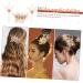 Didiseaon 1 Set Leaf Pearl Hairpin Side Hair Comb Hair Fork Clip Rhinestones Hair Comb Accessories Barrette Hair Side Comb Peinetas Para De Mujer Prom Hair Jewelry Hair Forks for Buns Metal - Buy Online on GoSupps.com
