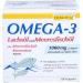 Omega 3 salmon oil and marine fish oil capsules
