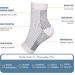 2 Pair Neuropathy Socks for Men & Women | Pain Relief for Plantar Fasciitis | Comprex Ankle Sleeves L/XL - White - Buy Online on GoSupps.com