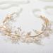 SWEETV Gold Crystal Wedding Headband - Handmade Bridal Hair Vine & Accessories - Buy Online on GoSupps.com