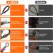 XBen 10m Dog Leash - Thick Training Line with Padded Handle & Lockable Carabiner for Small to Medium Dogs - Pink - Buy Online on GoSupps.com