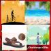Men's Summer Non-Slip Sandals - Breathable Orthopedic Bunion Corrector Flip Flops for Pain Relief | Casual Beach Sandals for Hallux Valgus - Perfect Daddy Gifts - 7.5 Brown - Buy Online on GoSupps.com