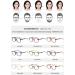 Lanomi Retro Reading Glasses with Blue Light Filter Spring Hinges Oval Design 2.5x Magnification for Men & Women - Perfect Visual Aid for Computer Use - Buy Online on GoSupps.com