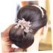 DOITOOL 1pc Mori Wedding Flower Handmade Comb Bridal Headdress Hair Comb for Wedding Floral Hair Accessories Crystal Bridal Hair Barrette Pearl Alloy Japanese and Korean Bride - Buy Online on GoSupps.com