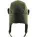 Olive Wool Blend Aviator Trapper Hat - Warm Winter Cold One Size - Buy Online on GoSupps.com