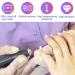 BQAN Tungsten Carbide Nail Drill Bits Set | 10Pcs 3/32 inch with 75 File Sanding Bands | Professional Manicure Pedicure Tool for Acrylic Gel Nails - Buy Online on GoSupps.com