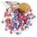 A Pinch Of - Multicoloured Glimmer Love Hearts Mix - Valentine's Day Cake Topper Sprinkles - 25g Edible Glimmer Cupcake Decorations - Perfect for Birthdays Weddings & Romantic Celebrations - Buy Online on GoSupps.com