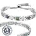 RainSo Elegant Women's Stainless Steel Magnetic Adjustable Bracelet with Gift Box and Removal Tool Silver
