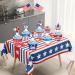 4th of July 6pcs Cupcake Wrappers and 6pcs Cupcake Toppers Independence Day Party Supplies 4th of July Cake Decorations - Buy Online on GoSupps.com