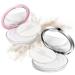 Portable DIY Makeup Case - 2 Pack Loose Powder Box with Mirror & Sieve | Reusable Silver & Pink Makeup Storage - Buy Online on GoSupps.com