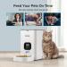 VOLUAS Automatic Pet Feeder for Cats and Dogs - Timed, Programmable, 4 Meals Per Day, 4L Capacity, 10s Voice Recorder - Buy Online on GoSupps.com