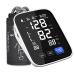 Automatic Upper Arm Blood Pressure Monitor Dual User 2x90 Memories Digital Blood Pressure Machine 8.5"-16.5" Cuff Size with 4*AAA Batteries & DC Cable