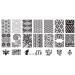 Vektenxi Premium Quality Lace Stamper Nails Art Stamp Stamping Nail Template Flowers Image Printer Plate - Buy Online on GoSupps.com