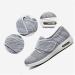 Yytcsjz Diabetic Wide Fit Memory Foam Slippers - Light Grey, 27cm - Adjustable Surgical Orthopaedic Shoe for Diabetic and Edema Elderly - Buy Online on GoSupps.com