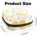 MUOOUM Menstrual Pad Bag | Sanitary Napkin & Tampon Pouch for Women | Bees Daisy Pattern | Multi-colored - Buy Online on GoSupps.com