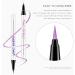KYDA Glitter Eyeliner Pen Set - Metallic Sparkling Colors, Waterproof and Long-Lasting - Purple Red & Purple - Buy Online on GoSupps.com