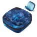 1Pcs Sanitary Napkin Storage Bag Menstrual Cup Pouch Portable Zipper Tampons Holder for Purse First Period Kit for Teen Girls Galaxy Tie Dye Store Sanitary Pads for Women Multi-colored 9