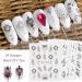 Conijiwadi 24 Sheets/Set Dream Catcher Nail Stickers Flower Tree Feather Nail Art Decals Manicure Nail Art Tips Decoration - Buy Online on GoSupps.com