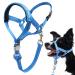 Dog handlebars no pulling soft halter with safety clip for heavy pulling durable dog training strings stop for walks medium-sized and large dogs m (snout: 7 "-12.5")