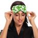 WELLDAY Sleep Mask St. Patrick's Day Clover Pattern Night Eye Shade Cover Soft Comfort Blindfold Blockout Light Adjustable Strap for Men Women - Buy Online on GoSupps.com