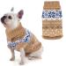 Idepet dog sweater winter warm dog cat sweater clothing pet mantle costume puppy sweater pullover clothing for small medium -sized dogs catso pet sweater l yellow