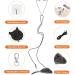 Zhenle 4pcs Interactive Cat Toy for Indoor Cats Kitten Toys Sets Mouse toy for Cats Feather Self Play Hanging Door Cat Toy Bouncing Fish for Exercising Eliminating Boredom - Buy Online on GoSupps.com
