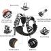 Heele Adjustable No-Pull Dog Harness for Large Dogs - Breathable Reflective with Padded Handle | Black & White 43-86cm - Buy Online on GoSupps.com