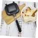 Zerodeko 2pcs Sandwich Skillet Bread BBQ Griddle Plate Frying Pan Turnover Maker Grill Press Snack Pan Non-Stick Pans Double Sided Pan Pancake Griddle Waffle Bakeware Toaster Aluminum Alloy 36.5X16CMx2pcs Blackx2pcs - Buy Online on GoSupps.com