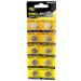 Size LR54 V389 389 AG10 L1131 Alkaline Watch Battery x 10