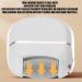 Electric Callus Remover | Portable Electronic Foot File Pedicure | Portable Electronic Pedicure Foot Care for Dead Skin and Pedicure at Home White - Buy Online on GoSupps.com