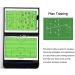 TXENCEX Football Coaching Board Coaches Clipboard Tactical Magnetic Board Kit Portable Strategy Coach Board with Dry Erase  Marker Pen and Zipper Bag - Buy Online on GoSupps.com