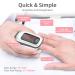 Ansta Pulse Oximeter - Monitor SpO2 & Heart Rate with Large LED Screen | Quick & Easy Blood Oxygen Measurement - Gray - Buy Online on GoSupps.com