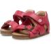 Falcotto BEA Leather Sandals - 3.5 UK Child - Fuchsia | High-Quality Kids Footwear - Buy Online on GoSupps.com