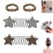 Invisible Star Hair Clip Invisible Star Hair Clips Stretchable Invisible Star Hair Clips Finishing Fixer (2Pcs Type A)