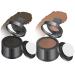 2Pcs Root Touch Up Powder Windproof & Sweatproof Hairline Powder for Women & Wen Natural Stain-Proof Hair Loss Concealer Hairline Powder for Thinning Hairline Black & Brown Black Brown