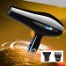 High-Power 2200W Ion Hair Dryer Hot Cold Air Mode Fan Temperature Settings - Powerful Hair Dryer with Dryer Attachments Styling Nozzles Pointed Tail Comb Flat Comb Nanyaciv - Buy Online on GoSupps.com